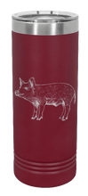 Load image into Gallery viewer, Pig Laser Engraved Skinny Tumbler (Etched)
