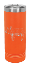 Load image into Gallery viewer, Pig Laser Engraved Skinny Tumbler (Etched)
