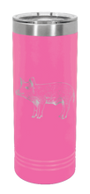 Load image into Gallery viewer, Pig Laser Engraved Skinny Tumbler (Etched)
