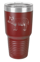 Load image into Gallery viewer, Pig Laser Engraved Tumbler (Etched)
