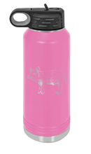 Load image into Gallery viewer, Pig Laser Engraved Water Bottle (Etched)
