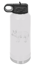 Load image into Gallery viewer, Pig Laser Engraved Water Bottle (Etched)

