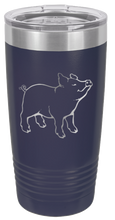 Load image into Gallery viewer, Pig 2 Laser Engraved Tumbler (Etched)
