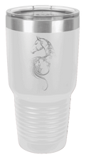 Load image into Gallery viewer, Floral Horse Laser Engraved Tumbler (Etched)
