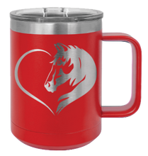Load image into Gallery viewer, Horse Love Laser Engraved Mug (Etched)
