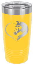 Load image into Gallery viewer, Horse Love Laser Engraved Tumbler (Etched)
