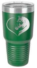 Load image into Gallery viewer, Horse Love Laser Engraved Tumbler (Etched)
