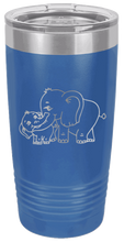 Load image into Gallery viewer, Elephants Laser Engraved Tumbler (Etched)
