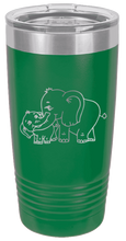 Load image into Gallery viewer, Elephants Laser Engraved Tumbler (Etched)
