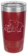 Load image into Gallery viewer, Elephants Laser Engraved Tumbler (Etched)
