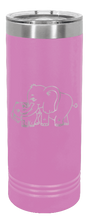 Load image into Gallery viewer, Elephant Laser Engraved Skinny Tumbler (Etched)
