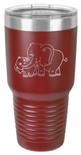 Load image into Gallery viewer, Elephants Laser Engraved Tumbler (Etched)
