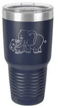 Load image into Gallery viewer, Elephants Laser Engraved Tumbler (Etched)
