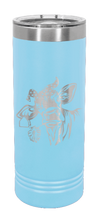 Load image into Gallery viewer, Cow with Bandana Laser Engraved Skinny Tumbler (Etched)
