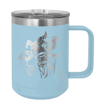 Load image into Gallery viewer, Cow with Bandana Laser Engraved Mug (Etched)
