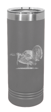 Load image into Gallery viewer, Turkey Laser Engraved Skinny Tumbler (Etched)
