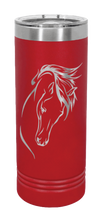 Load image into Gallery viewer, Horse 2 Laser Engraved Skinny Tumbler (Etched)
