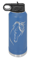 Load image into Gallery viewer, Horse 2 Laser Engraved Water Bottle (Etched)
