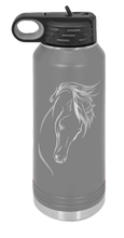 Load image into Gallery viewer, Horse 2 Laser Engraved Water Bottle (Etched)
