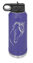 Load image into Gallery viewer, Horse 2 Laser Engraved Water Bottle (Etched)
