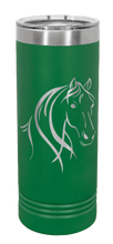 Load image into Gallery viewer, Horse 1 Laser Engraved Skinny Tumbler (Etched)
