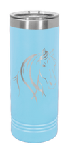 Load image into Gallery viewer, Horse 1 Laser Engraved Skinny Tumbler (Etched)
