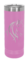 Load image into Gallery viewer, Horse 1 Laser Engraved Skinny Tumbler (Etched)
