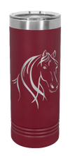 Load image into Gallery viewer, Horse 1 Laser Engraved Skinny Tumbler (Etched)
