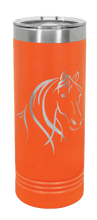 Load image into Gallery viewer, Horse 1 Laser Engraved Skinny Tumbler (Etched)
