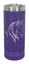 Load image into Gallery viewer, Horse 1 Laser Engraved Skinny Tumbler (Etched)
