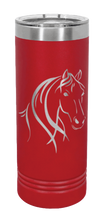 Load image into Gallery viewer, Horse 1 Laser Engraved Skinny Tumbler (Etched)
