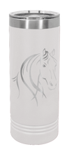 Load image into Gallery viewer, Horse 1 Laser Engraved Skinny Tumbler (Etched)
