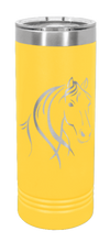 Load image into Gallery viewer, Horse 1 Laser Engraved Skinny Tumbler (Etched)
