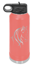 Load image into Gallery viewer, Horse 1 Laser Engraved Water Bottle (Etched)

