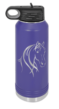 Load image into Gallery viewer, Horse 1 Laser Engraved Water Bottle (Etched)
