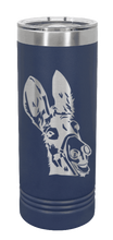 Load image into Gallery viewer, Donkey Laser Engraved Skinny Tumbler (Etched)
