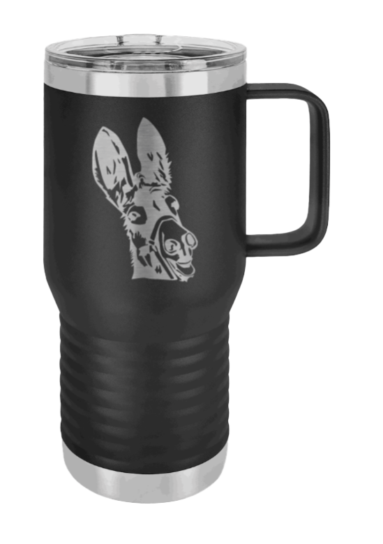 Donkey Laser Engraved Mug (Etched)