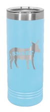 Load image into Gallery viewer, Smart Ass Laser Engraved Skinny Tumbler (Etched)
