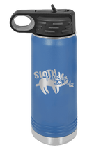 Load image into Gallery viewer, Sloth Laser Engraved Water Bottle (Etched)
