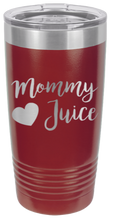 Load image into Gallery viewer, Mommy Juice Laser Engraved Tumbler (Etched)
