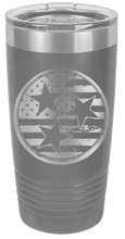 Load image into Gallery viewer, Tennessee Tri-Star Flag Laser Engraved Tumbler (Etched)
