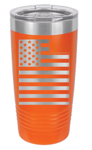 Load image into Gallery viewer, Utah State American Flag Laser Engraved Tumbler (Etched)
