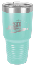 Load image into Gallery viewer, Semi Truck 2 Laser Engraved Tumbler (Etched)

