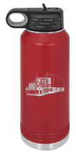 Load image into Gallery viewer, Semi Truck 2 Water Bottle Laser Engraved (Etched)
