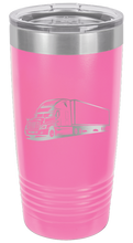 Load image into Gallery viewer, Semi Truck Laser Engraved Tumbler (Etched)
