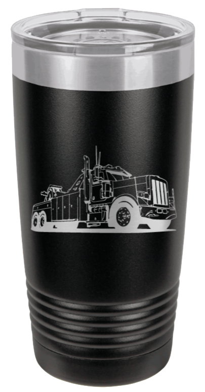 Tow Truck 2 Laser Engraved Tumbler (Etched)