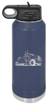 Load image into Gallery viewer, Tow Truck 2 Water Bottle Laser Engraved (Etched)
