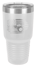 Load image into Gallery viewer, Tractor Flag 2 Laser Engraved Tumbler (Etched)
