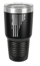 Load image into Gallery viewer, Vermont State American Flag Laser Engraved Tumbler (Etched)
