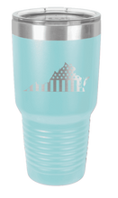Load image into Gallery viewer, Virginia State American Flag Laser Engraved Tumbler (Etched)
